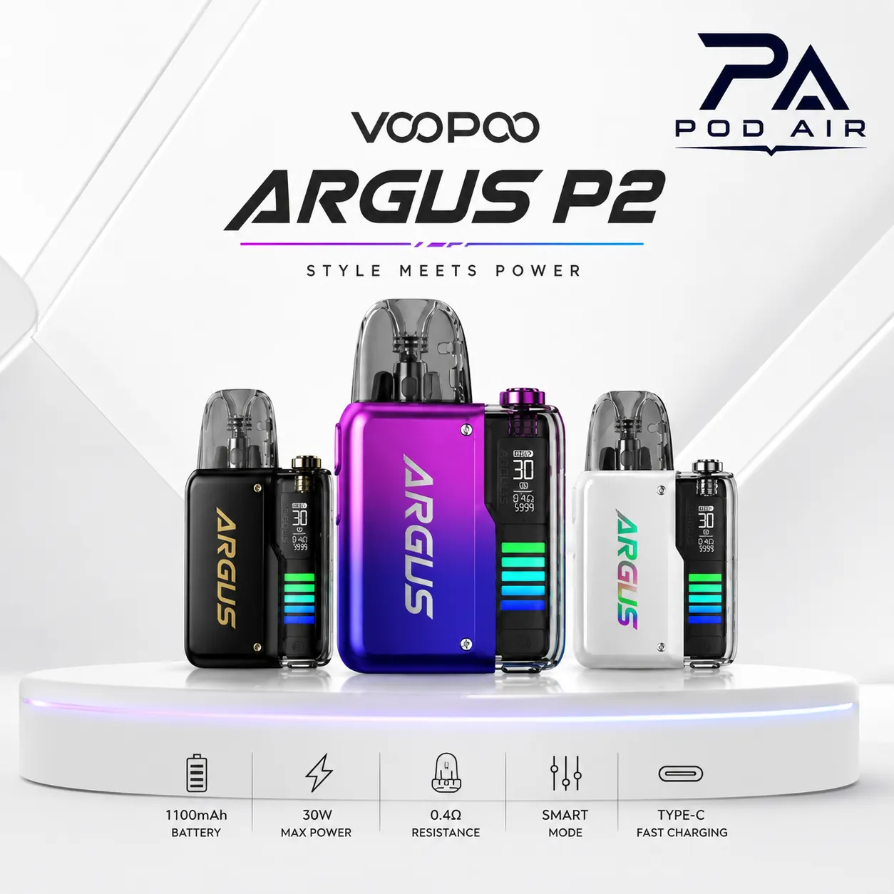 پاد ماد آرگاس پی 2 ووپو VOOPOO ARGUS P2 Pod Mod