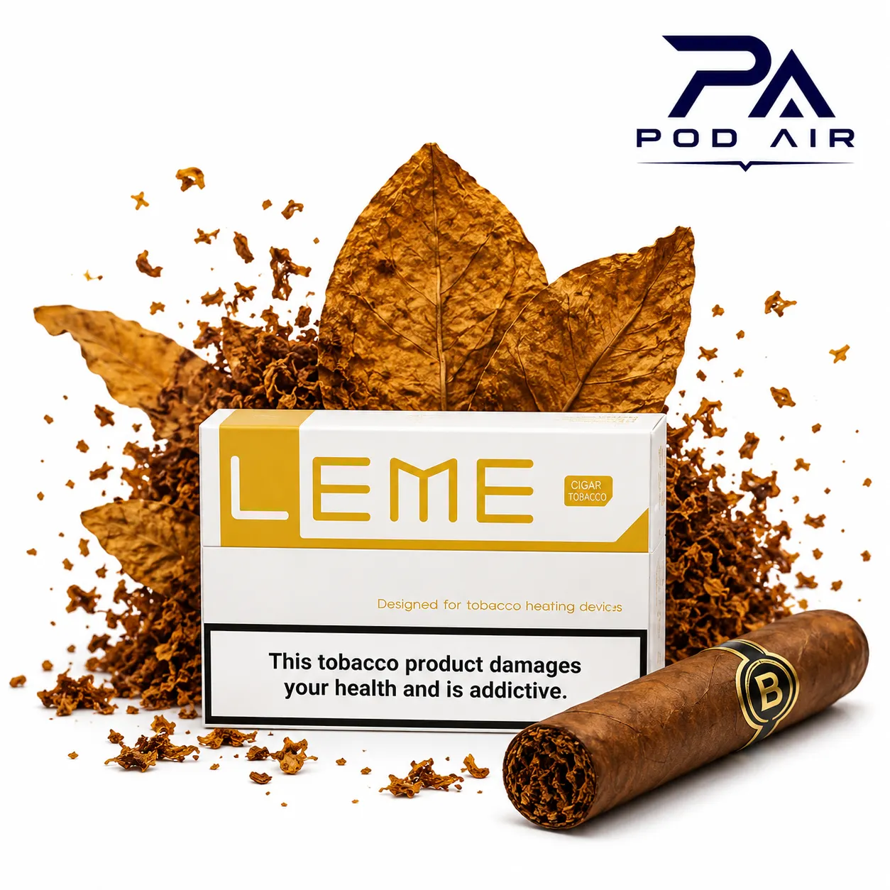 فیلتر سیگارآیکاس برند لمه تنباکویی گلد | LEME Heated Tobacco GOLD Option